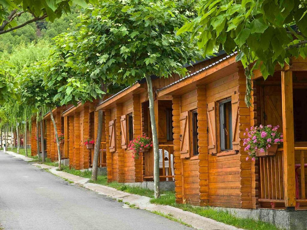 Hotel Camping Valle De Tena Sabiñánigo Habitación foto